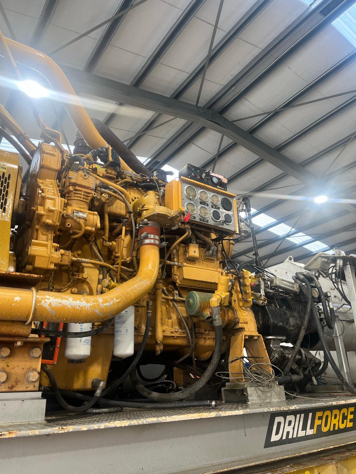 Caterpillar power unit serviced for the drilling industry